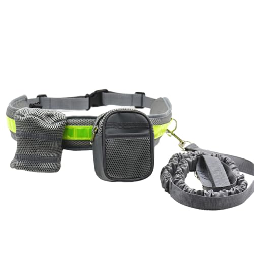 siduytin Multifunktionale Joggingleinen, reflektierender Streifen aus Nylon und Oxford Stoff, robuste und langlebige, freihändige Hundeleine, grau, 144cm siduytin Multifunktionale Joggingleinen, reflektierender Streifen aus Nylon und Oxford Stoff, robuste und langlebige, freihändige Hundeleine, grau, 144cm von siduytin