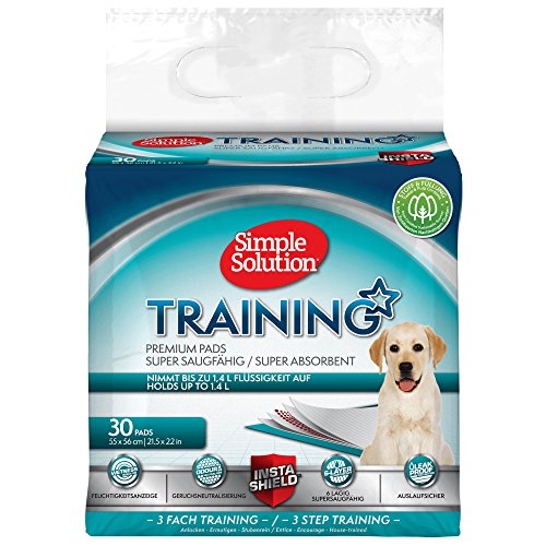 Simple Solution Absorbierende Premium Hunde- und Welpentrainingspads - Packung mit 30 Stück Simple Solution Absorbierende Premium Hunde- und Welpentrainingspads - Packung mit 30 Stück von simple solution