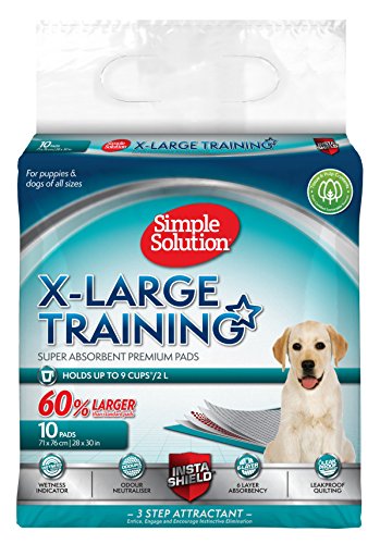 Simple Solution Extra große saugfähige Premium Hunde- und Welpenerziehungspads - 10er-Pack Simple Solution Extra große saugfähige Premium Hunde- und Welpenerziehungspads - 10er-Pack von simple solution