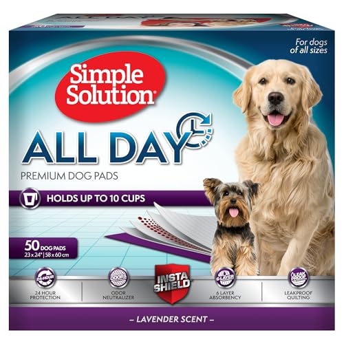 Simple Solution 10242-4p 6 x lagige Premium Hunde Pads mit Lavendel Duft - 50 pack von simple solution