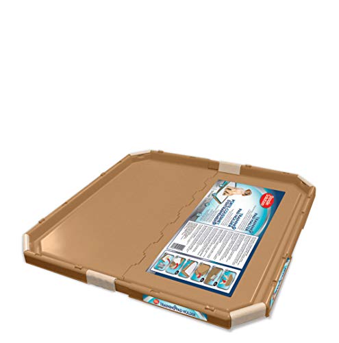 Simple Solution Dog Pad Holder | Tragbare Ablage für Pet Training und Puppy Pads | Schutz vor Pad Leakage, Bunching, und Shredding | Pads 53 x 53cms oder größer geeignet Simple Solution Dog Pad Holder | Tragbare Ablage für Pet Training und Puppy Pads | Schutz vor Pad Leakage, Bunching, und Shredding | Pads 53 x 53cms oder größer geeignet von simple solution