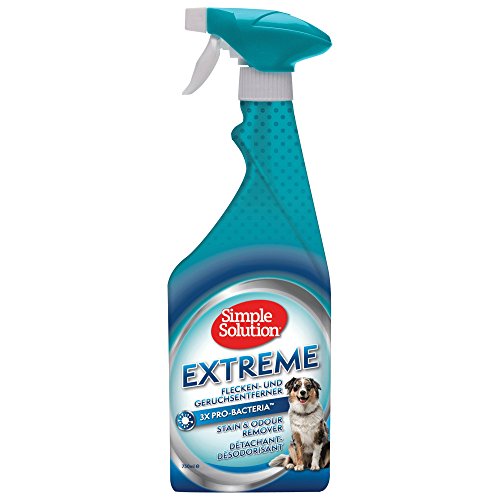 Simple Solution Extreme Hunde Flecken und Geruchsentferner 750 ml von simple solution