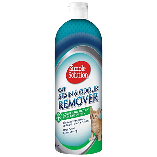 Simple Solution Katzenflecken- und Geruchsentferner | Enzymatischer Reiniger mit Pro-Bakterien Reinigungskraft - 1 Liter Simple Solution Katzenflecken- und Geruchsentferner | Enzymatischer Reiniger mit Pro-Bakterien Reinigungskraft - 1 Liter von simple solution