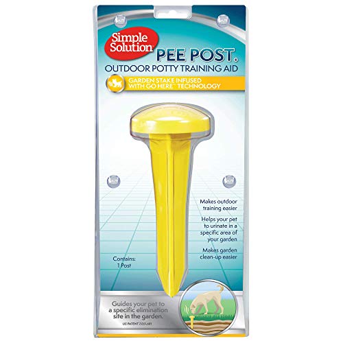 Simple Solution Pee Post | Outdoor-Hundetrainingshilfe | Pheromon infundierter Hunde-Pinkelständer von simple solution