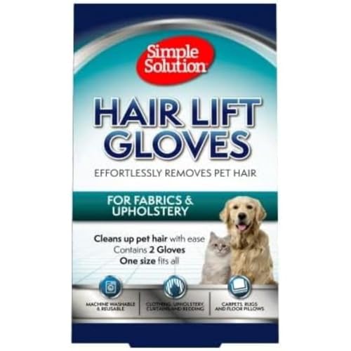 Simple Solution Tierhaar-Reinigungssystem | Hair Lift Handschuhe von simple solution