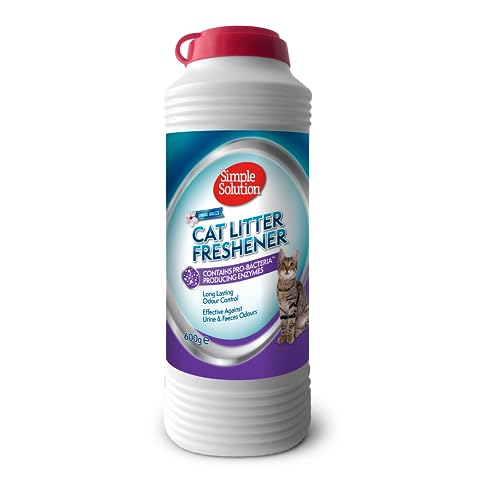 Simple Solution Cat Litter Freshener mit enzymatischem Reinigungsgranulat 600g von simple solution