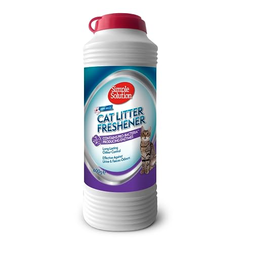 Simple Solution Cat Litter Freshener mit enzymatischem Reinigungsgranulat 600g von simple solution