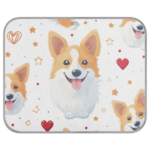 Cartoon-Hundebett, niedlich, kühlend, für den Sommer, waschbar, für Kaninchen, Outdoor, rutschfest, Esterilla Refrescante para Perros S von siphylline