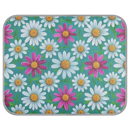 Elegante Kühlmatte für Hunde mit Gänseblümchen-Blumenmuster, für Sommer, Sommer, selbstkühlend, Haustierbetten für Schwein, Outdoor, nicht elektrisch, Camas Frias para Perros S Elegante Kühlmatte für Hunde mit Gänseblümchen-Blumenmuster, für Sommer, Sommer, selbstkühlend, Haustierbetten für Schwein, Outdoor, nicht elektrisch, Camas Frias para Perros S von siphylline