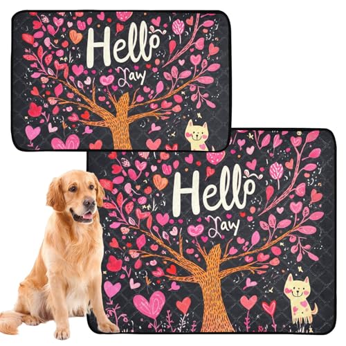 Hundematte für Hunde, waschbar, rutschfest, für Auto und Flugzeug, 61 x 91,4 cm + 91,4 x 106,7 cm, 2 Stück Hundematte für Hunde, waschbar, rutschfest, für Auto und Flugzeug, 61 x 91,4 cm + 91,4 x 106,7 cm, 2 Stück von siphylline