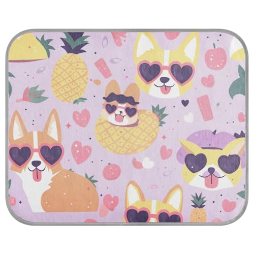 Niedliche selbstkühlende Sommermatte für Hunde, selbstkühlendes Katzenbett für Chihuahua, Katzen, Innenbereich, sicher, Manta Refrescante para perro S von siphylline