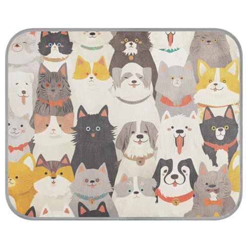 siphylline Animal Face Sommer-Kühlmatte für draußen, selbstkühlende Katzenmatte für Hühner, Outdoor, tragbar, Mantas frías para Perros S siphylline Animal Face Sommer-Kühlmatte für draußen, selbstkühlende Katzenmatte für Hühner, Outdoor, tragbar, Mantas frías para Perros S von siphylline