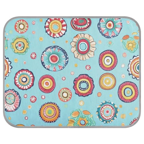 siphylline Bunte Donut-Sommer-Matten, selbstkühlende Decke für Katzen, für Hunde, Outdoor, schnurlos, Camas Frias Para, Perros, S von siphylline