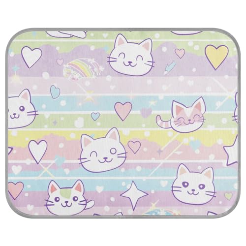 siphylline Camas Frias Para Perros S Kühlkissen für Katzen, Cartoon-Sommerkatze, selbstkühlende Decke für Katzen, für Haustiere, Outdoor, Katzen-Essentials siphylline Camas Frias Para Perros S Kühlkissen für Katzen, Cartoon-Sommerkatze, selbstkühlende Decke für Katzen, für Haustiere, Outdoor, Katzen-Essentials von siphylline