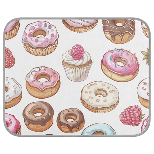 siphylline Donuts and Cakes Sommer-Kühldecke für Hunde, selbstkühlendes Pad für Haustiere für Haustiere, gemütliches Schlafen, rutschfest, Mantas frías para Perros S von siphylline
