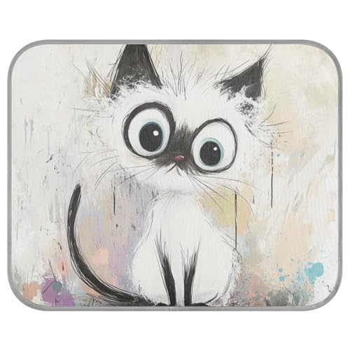siphylline Ein Cartoon-Katzen-Sommer-Haustierkissen, selbstkühlend, waschbar, für Katzen, Outdoor, Katze, schnurlos, esterilla, erfrischend, para Perros S siphylline Ein Cartoon-Katzen-Sommer-Haustierkissen, selbstkühlend, waschbar, für Katzen, Outdoor, Katze, schnurlos, esterilla, erfrischend, para Perros S von siphylline