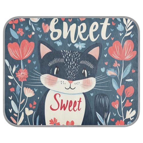 siphylline Florals Kühlmatte für den Sommer, selbstkühlendes Bett für draußen, für Kaninchen, Outdoor, Katze, sicheres Klebeband für Perros, S siphylline Florals Kühlmatte für den Sommer, selbstkühlendes Bett für draußen, für Kaninchen, Outdoor, Katze, sicheres Klebeband für Perros, S von siphylline