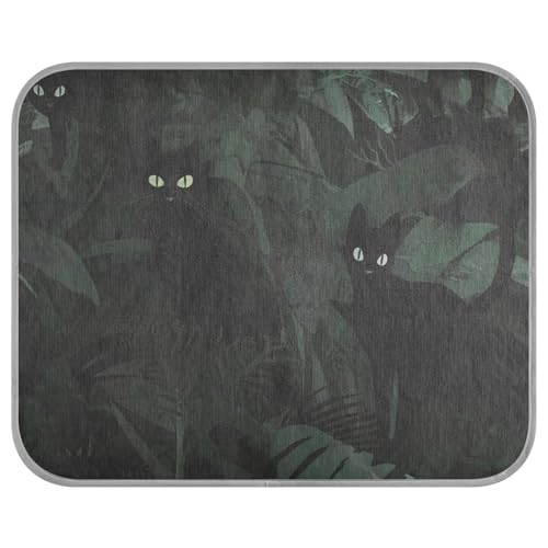 siphylline Gothic Darkness schwarze Katzen, Dschungel, Sommer, kühlende Haustierunterlage, selbstkühlende Decken für Outdoor-Katzen, wasserdicht, Manta Fria para Perros S siphylline Gothic Darkness schwarze Katzen, Dschungel, Sommer, kühlende Haustierunterlage, selbstkühlende Decken für Outdoor-Katzen, wasserdicht, Manta Fria para Perros S von siphylline