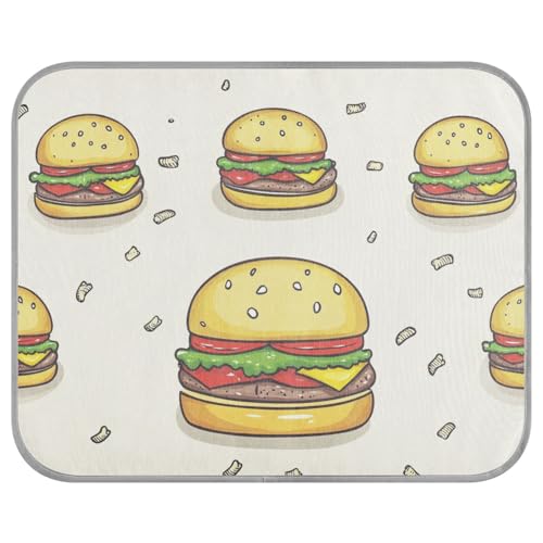 siphylline Hamburger-Cartoon-Haustierbett, kühlend, selbstkühlend, für Chihuahua, Outdoor, Katze, Sommer, Manta, Refrescante para perro S siphylline Hamburger-Cartoon-Haustierbett, kühlend, selbstkühlend, für Chihuahua, Outdoor, Katze, Sommer, Manta, Refrescante para perro S von siphylline