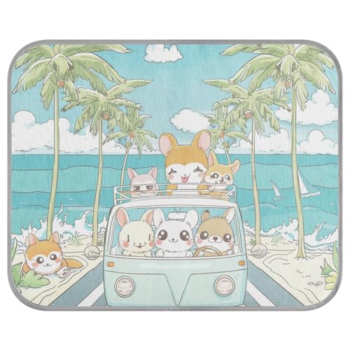 siphylline Joyriding Kühlkissen für den Sommer, Outdoor, selbstkühlend, waschbar, Katzenbett für Katzen, Sommer, Cama Fria para perro S von siphylline