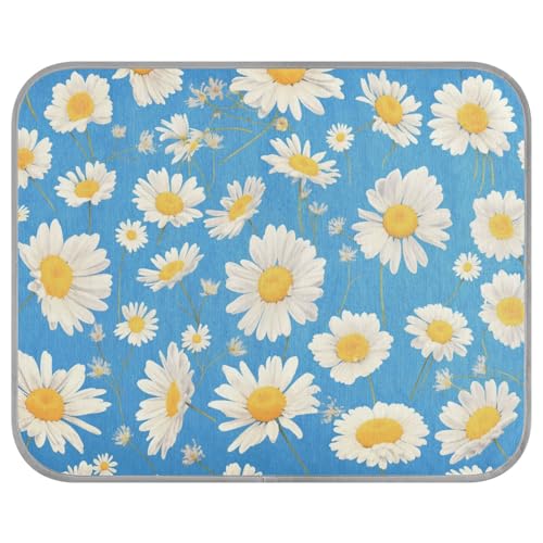siphylline Katzenbett mit Gänseblümchen, kühlend, matt, selbstkühlend, für den Außenbereich, für Kaninchen, Reisen, waschbar, Manta Fria para Perros S von siphylline