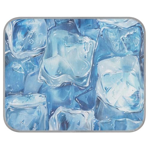 siphylline Kühlbett mit Eiswürfeln, selbstkühlend, für den Innenbereich, für Katzen, draußen, waschbar, blau, transparent siphylline Kühlbett mit Eiswürfeln, selbstkühlend, für den Innenbereich, für Katzen, draußen, waschbar, blau, transparent von siphylline