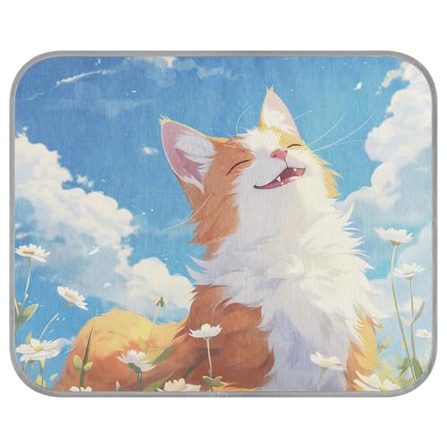siphylline Kühlkissen für Hunde und Katzen, Anime-Stil, für den Sommer, selbstkühlend, Orange siphylline Kühlkissen für Hunde und Katzen, Anime-Stil, für den Sommer, selbstkühlend, Orange von siphylline