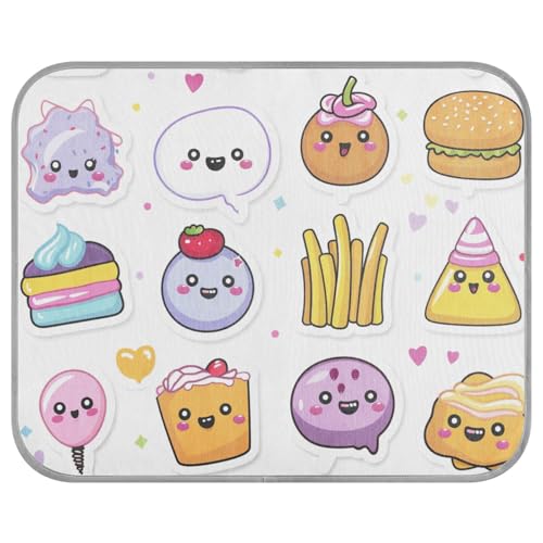 siphylline Kühlmatte für Hunde, Motiv: Cartoon-Eiscreme, Dessert, Sommer, selbstkühlend, waschbar, Katzenbett für Kaninchen, Outdoor, weicher Manta, Refrescante para perro S siphylline Kühlmatte für Hunde, Motiv: Cartoon-Eiscreme, Dessert, Sommer, selbstkühlend, waschbar, Katzenbett für Kaninchen, Outdoor, weicher Manta, Refrescante para perro S von siphylline