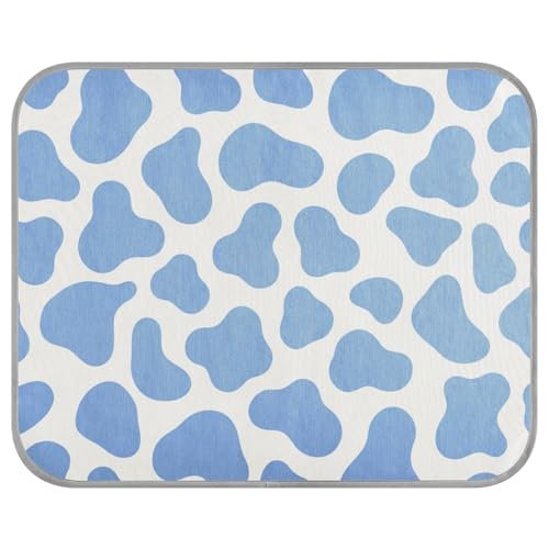 siphylline Kühlmatte für den Sommer, mit Kuhmuster, selbstkühlend, für den Außenbereich, für Kaninchen, Outdoor, Katzenzubehör, Tapete, Refrescante para mascotas, Größe S, Blau siphylline Kühlmatte für den Sommer, mit Kuhmuster, selbstkühlend, für den Außenbereich, für Kaninchen, Outdoor, Katzenzubehör, Tapete, Refrescante para mascotas, Größe S, Blau von siphylline