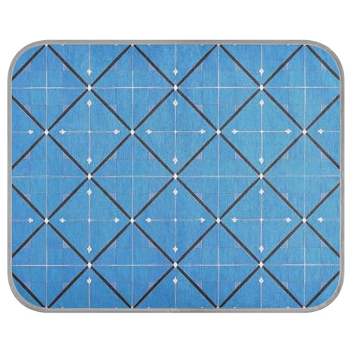siphylline Kühlmatte für den Sommer, mit kariertem Pfeilmuster, selbstkühlende Pads für Hunde für Haustiere, Reisen, faltbar, Blau / Schwarz, Größe S siphylline Kühlmatte für den Sommer, mit kariertem Pfeilmuster, selbstkühlende Pads für Hunde für Haustiere, Reisen, faltbar, Blau / Schwarz, Größe S von siphylline