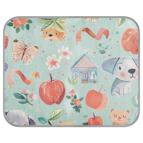 siphylline Kühlmatte mit Cartoon-Tieren, für den Sommer, selbstkühlend, Katzenbetten für draußen, für Kätzchen, draußen, schnurloses Klebeband, Enfriador para Perros S siphylline Kühlmatte mit Cartoon-Tieren, für den Sommer, selbstkühlend, Katzenbetten für draußen, für Kätzchen, draußen, schnurloses Klebeband, Enfriador para Perros S von siphylline