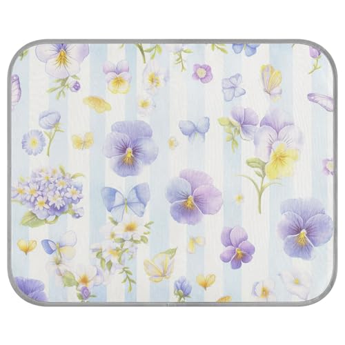 siphylline Kühlmatten für Hunde, selbstkühlendes Katzenbett für draußen, für Kaninchen, Outdoor, Katze, nicht elektrisch, Blau / Lila von siphylline