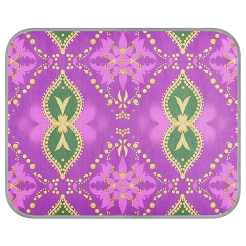 siphylline Mystery Boho-Sommerdecken für mittelgroße Hunde, waschbar, selbstkühlend, Outdoor-Katzenbett für Schwein, Outdoor, Katze, schnurloses Klebeband, Violett / Grün siphylline Mystery Boho-Sommerdecken für mittelgroße Hunde, waschbar, selbstkühlend, Outdoor-Katzenbett für Schwein, Outdoor, Katze, schnurloses Klebeband, Violett / Grün von siphylline