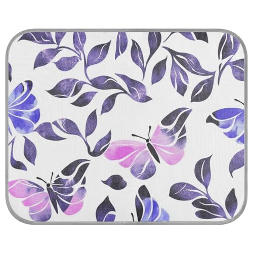siphylline Mystery Butterflies Sommer-Kühlmatte für Hunde für draußen, selbstkühlende Matte für Outdoor-Katzen für Schweinekatzen, Outdoor, sicheres Klebeband, Frio para Perros S von siphylline