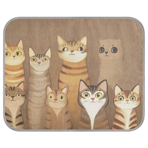 siphylline Niedliche Bengalcats Kühlkissen für den Sommer, selbstkühlend, für den Innenbereich, tragbar, Frio para Perros S von siphylline