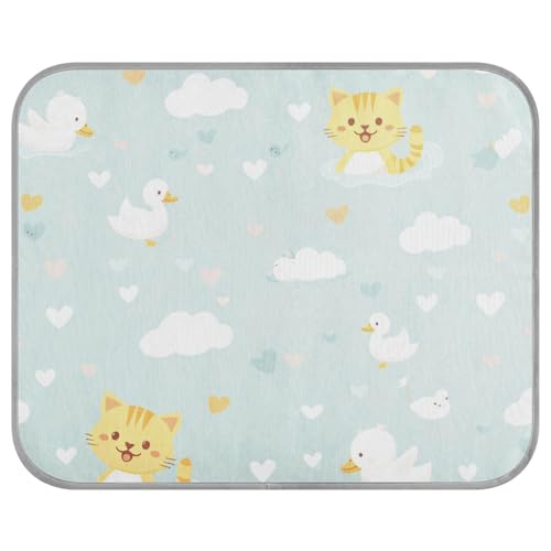 siphylline Niedliche Katzen- und Enten-Sommer-Hundehütte, kühlend, selbstkühlend, Katzendecken für Innenkatzen für Kaninchen, Outdoor-Katzen, einzigartig, Manta Fria para Perros S siphylline Niedliche Katzen- und Enten-Sommer-Hundehütte, kühlend, selbstkühlend, Katzendecken für Innenkatzen für Kaninchen, Outdoor-Katzen, einzigartig, Manta Fria para Perros S von siphylline