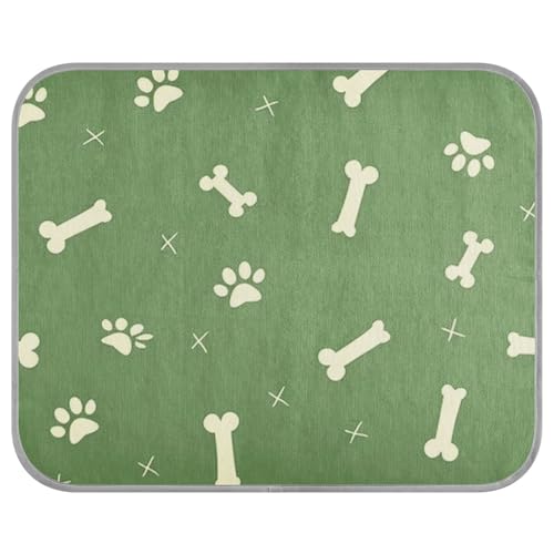 siphylline Paw Prints Sommer-Kühlgelmatte für Hunde, selbstkühlende Betten für Outdoor-Katzen für Hunde, Outdoor-Haustier, bequem, Mantas frías para Perros S von siphylline