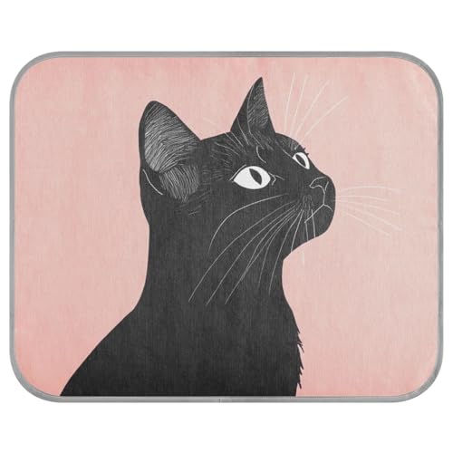 siphylline Schwarze Katze, Sommer-Kühlmatten, selbstkühlende Decken für Indoor-Katzen für Kaninchen, Indoor-Katzen, tragbares Klebeband, Enfriador para Perros S siphylline Schwarze Katze, Sommer-Kühlmatten, selbstkühlende Decken für Indoor-Katzen für Kaninchen, Indoor-Katzen, tragbares Klebeband, Enfriador para Perros S von siphylline