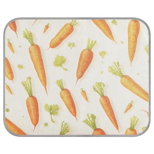 siphylline Simple Fresh ländlicher Stil Karotten Sommer Kühlkissen für Hunde, selbstkühlende Haustierbetten für Kaninchen draußen, tragbar, Manta Fria para Perros S von siphylline