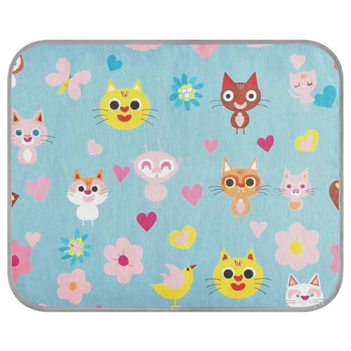 siphylline Sommer-Kühldecke für mittelgroße Hunde, selbstkühlende Matte für Hunde, Schweinekatzen, Outdoor, weiches Klebeband, Frio para Perros, S von siphylline