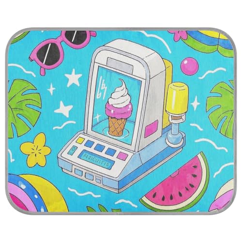 siphylline Sommer-Ozean-Frucht-Eiscreme, Cartoon-Blau, kühlendes Haustierbett, selbstkühlendes Katzenbett für draußen, für Hamster, drinnen, abnehmbar, Camas Frias para Perros S siphylline Sommer-Ozean-Frucht-Eiscreme, Cartoon-Blau, kühlendes Haustierbett, selbstkühlendes Katzenbett für draußen, für Hamster, drinnen, abnehmbar, Camas Frias para Perros S von siphylline