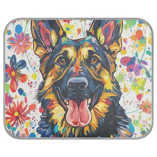 siphylline Süßer Deutscher Schäferhund, Sommer-Kühlmatte für Hunde, selbstkühlendes Katzenbett für draußen für Kätzchen, Outdoor, Katze, Essentials, Cama Fria para perro S siphylline Süßer Deutscher Schäferhund, Sommer-Kühlmatte für Hunde, selbstkühlendes Katzenbett für draußen für Kätzchen, Outdoor, Katze, Essentials, Cama Fria para perro S von siphylline
