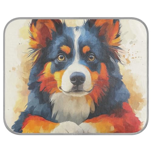 siphylline Süßes Hundekissen für Hunde, Aquarell, kühlendes Kissen für Hunde, für den Außenbereich, Sommer-Tapete, Frio Para, Perros, S von siphylline