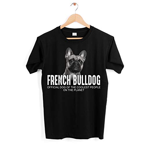 French Bulldog Frenchie Bully Unisex Shirt Official Dog cool Leute lustig Hundemotiv T-Shirt Größe XL von siviwonder