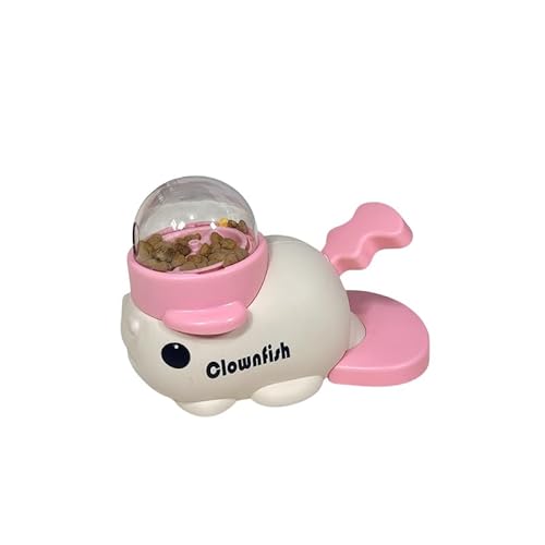 Interaktiver Leckerli-Spender für Hunde, Spielzeug, Futter-Puzzle, langsamer Futterspender (Rosa) von sixco