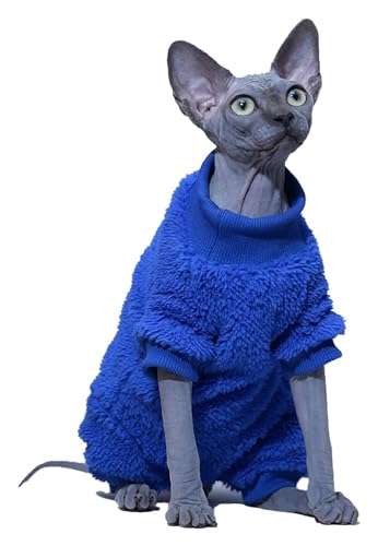 Sphynx Haarlose Katzen Kleidung Sphynx Haarlose Katzenkleidung, Winter, dick, warm, solide, weiche Fleece-Pyjama for Katzen, vierbeinig, Kapuzenpullover, Overall, Outfit, Haustierkleidung, Kätzchen-Pu Sphynx Haarlose Katzen Kleidung Sphynx Haarlose Katzenkleidung, Winter, dick, warm, solide, weiche Fleece-Pyjama for Katzen, vierbeinig, Kapuzenpullover, Overall, Outfit, Haustierkleidung, Kätzchen-Pu von skeppy