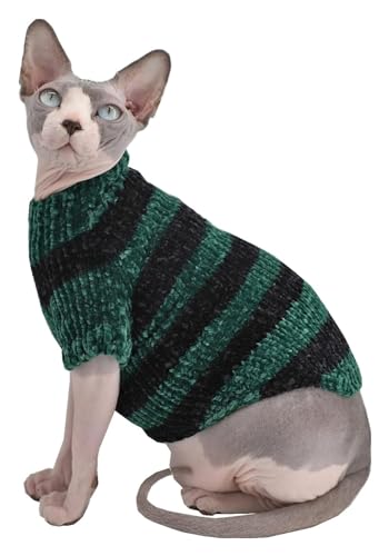 Sphynx Haarlose Katzen Kleidung Sphynx-Katzenkleidung, superweicher, warmer Rollkragenpullover for den Winter, Mantel for Katzen, Schlafanzug for Katzen und kleine Hunde, Bekleidung, Hemden for haarlo Sphynx Haarlose Katzen Kleidung Sphynx-Katzenkleidung, superweicher, warmer Rollkragenpullover for den Winter, Mantel for Katzen, Schlafanzug for Katzen und kleine Hunde, Bekleidung, Hemden for haarlo von NXSLONE