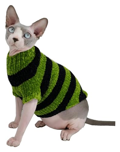 Sphynx Haarlose Katzen Kleidung Sphynx-Katzenkleidung, superweicher, warmer Rollkragenpullover for den Winter, Mantel for Katzen, Schlafanzug for Katzen und kleine Hunde, Bekleidung, Hemden for haarlo Sphynx Haarlose Katzen Kleidung Sphynx-Katzenkleidung, superweicher, warmer Rollkragenpullover for den Winter, Mantel for Katzen, Schlafanzug for Katzen und kleine Hunde, Bekleidung, Hemden for haarlo von NXSLONE