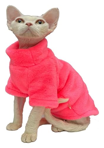 Sphynx Haarlose Katzen Kleidung Sphynx haarlose Katzenkleidung, solides weiches Kunstfell-Pullover-Outfit, süßer Pullover, Herbst-Winter-Mode, Rollkragenpullover, Sphynx-Kleidung, Kätzchen-Katzenbekle Sphynx Haarlose Katzen Kleidung Sphynx haarlose Katzenkleidung, solides weiches Kunstfell-Pullover-Outfit, süßer Pullover, Herbst-Winter-Mode, Rollkragenpullover, Sphynx-Kleidung, Kätzchen-Katzenbekle von skeppy