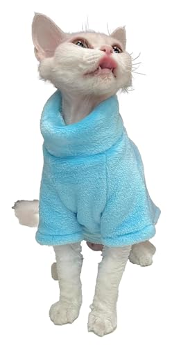 Sphynx Haarlose Katzen Kleidung Sphynx haarlose Katzenkleidung, solides weiches Kunstfell-Pullover-Outfit, süßer Pullover, Herbst-Winter-Mode, Rollkragenpullover, Sphynx-Kleidung, Kätzchen-Katzenbekle Sphynx Haarlose Katzen Kleidung Sphynx haarlose Katzenkleidung, solides weiches Kunstfell-Pullover-Outfit, süßer Pullover, Herbst-Winter-Mode, Rollkragenpullover, Sphynx-Kleidung, Kätzchen-Katzenbekle von skeppy